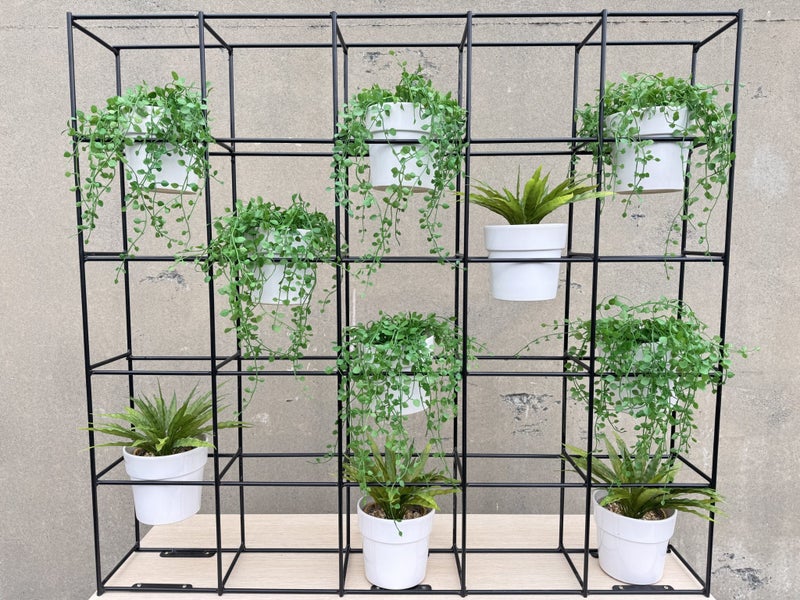 Office Cabinet with Plant Wall Attached Carousel 5