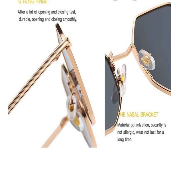 G52 Metal Multilateral Polarized Sunglasses Anti-UV Shading Glasses for Men Carousel 4