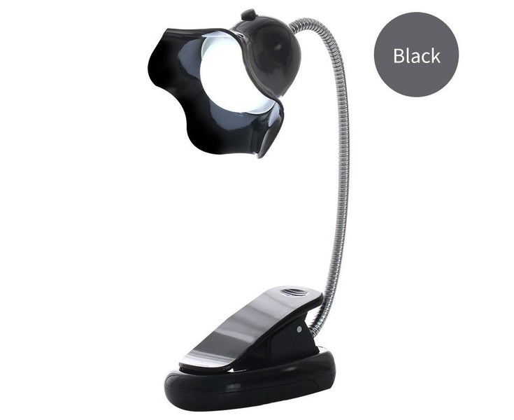 USB Clip Lamp LED Creative Morning Glory Reading Table Lamp Student Table L Carousel 1