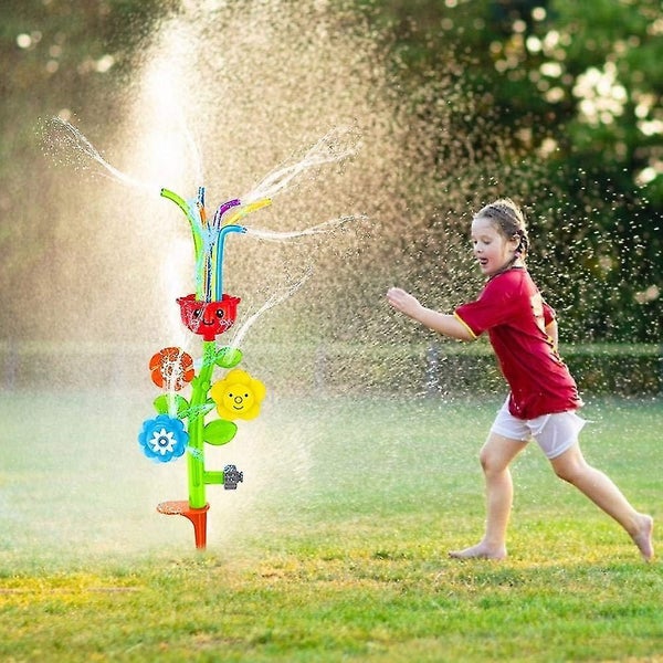 Water Sprinkler Toys For Kids Outdoor Backyard Sprinkler For Summer Bath Toy Carousel 1