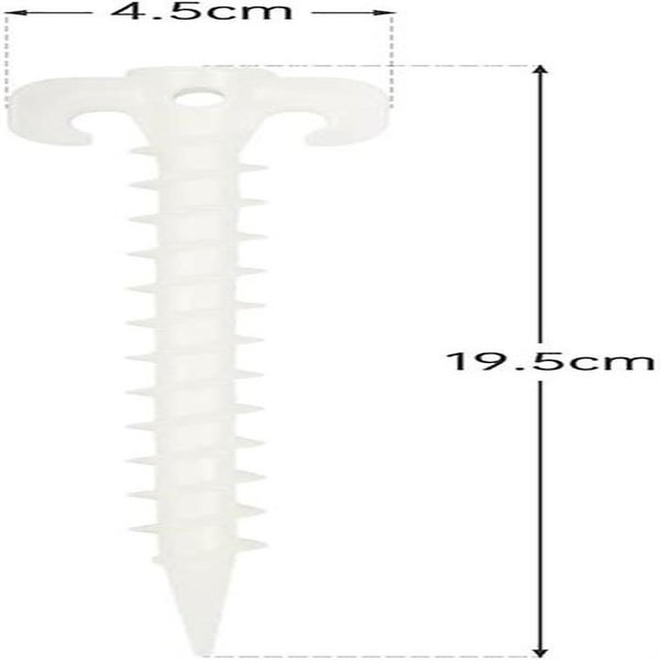 10 Pcs Luminous Tent Stakes Tent Ground Tacks Outdoor Camping Fishing Self-l Carousel 2