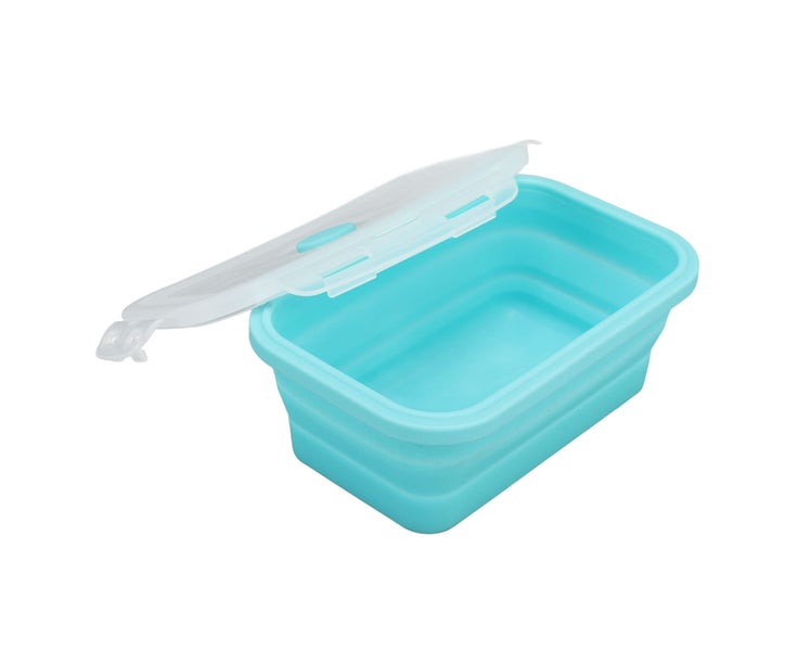 Collapsible Silicone Food Storage Container High Temperature Resistant Micr Carousel 8