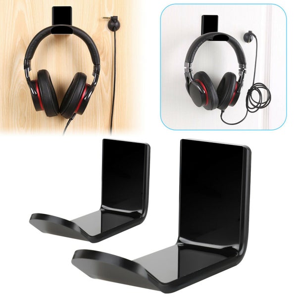 Wall Mount Headset Headphones Hanger Holder Carousel 1