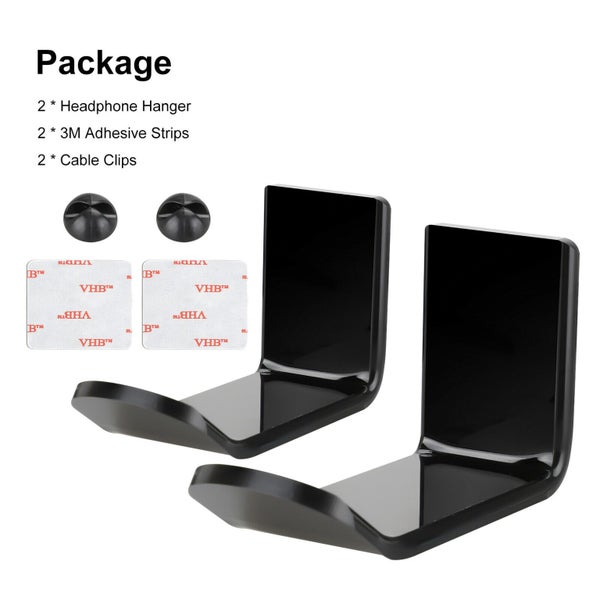 Wall Mount Headset Headphones Hanger Holder Carousel 9