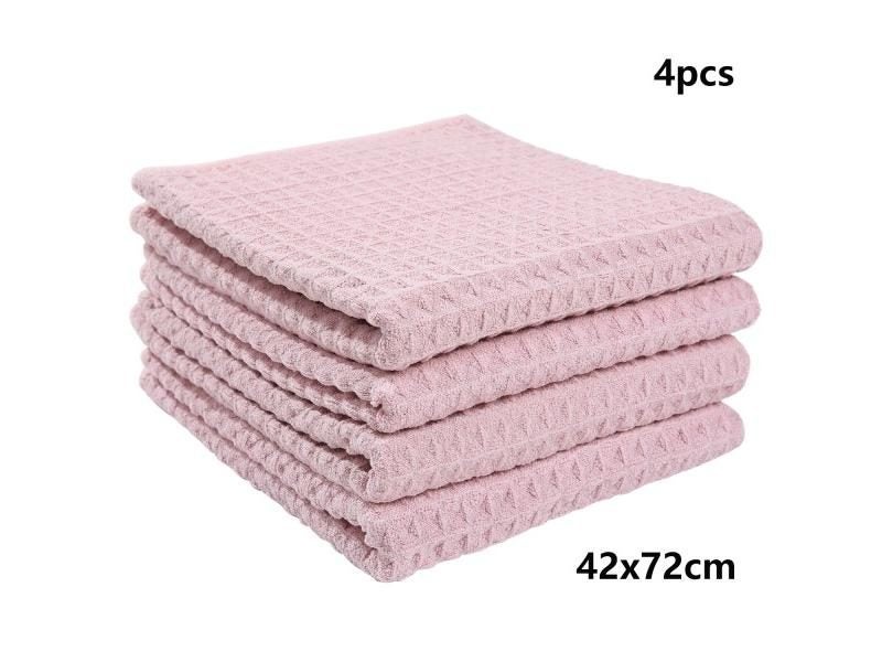6pcs Microfiber Kitchen Towels Thickened Magic Washcloth Absorbent Clean Cloth Carousel 1