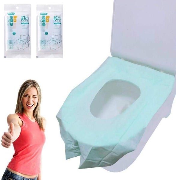20 Piece Extra Large Soft Waterproof Disposable Toilet Seat Covers For Childre Carousel 1