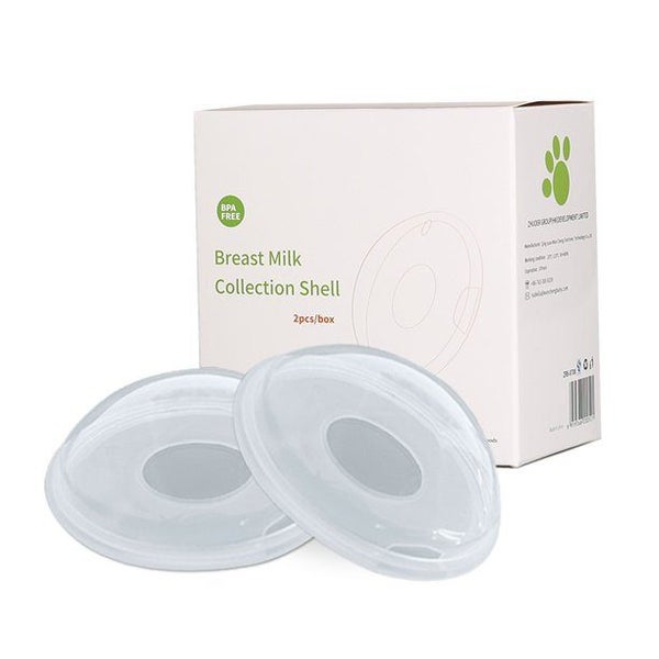Breast Shells Milk Saver for Breastfeeding, 2 Pack BPA Free Breast Shield Carousel 1