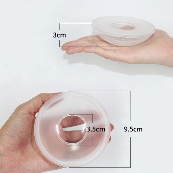 Breast Shells Milk Saver for Breastfeeding, 2 Pack BPA Free Breast Shield Carousel 9