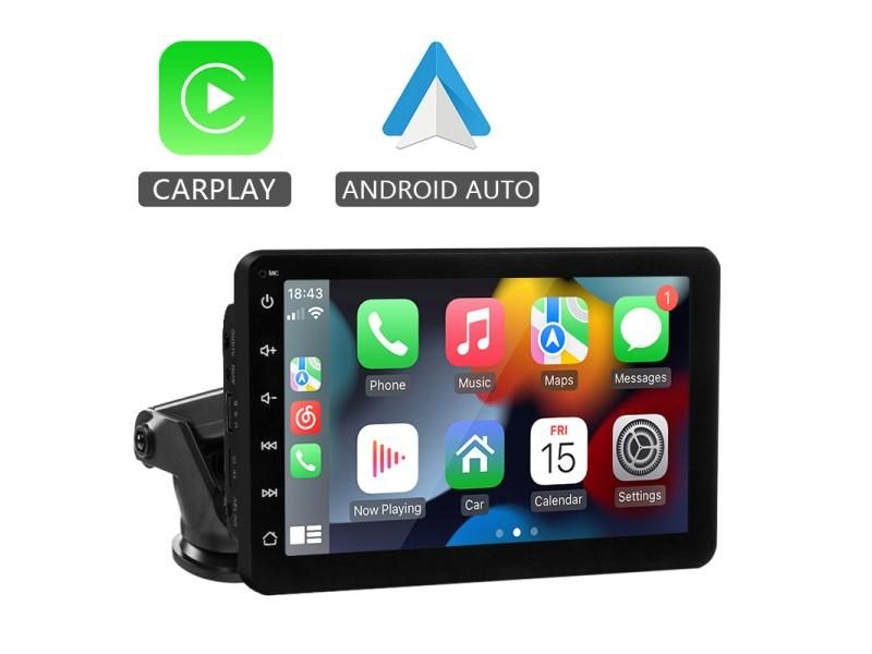 Hippcron CarPlay Android Auto Car Radio Multimedia Video Player 7inch Portable Carousel 1