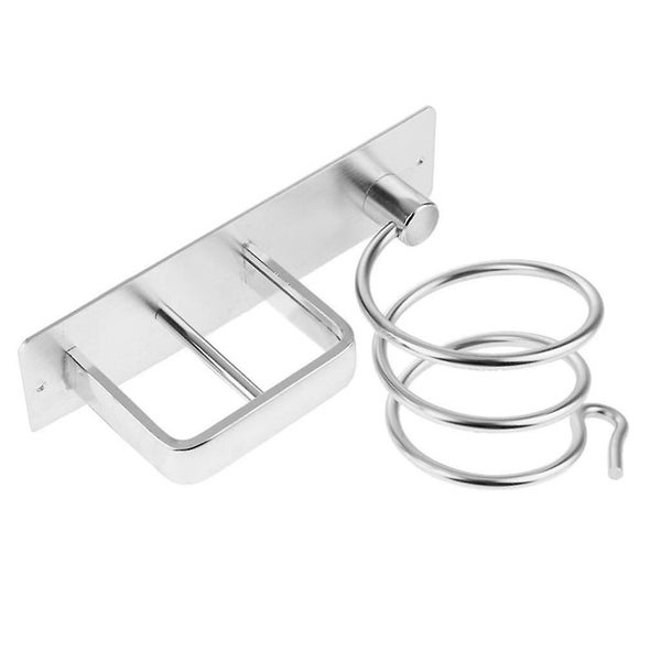 Aluminum Wall Hair Dryer Holder Cupboard Sliver Metal Wall Cupboard Carousel 1