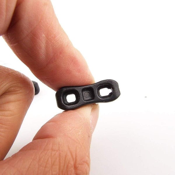 black 10pcs Length 3cm Plastic Rope For Camping Tent Rope Tensioner Carousel 5