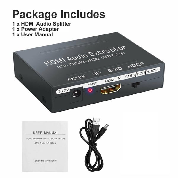 Audio Video HDMI Splitter Converter Adapter Carousel 9