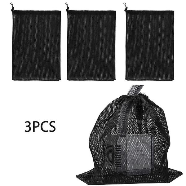 3-piece Set black About 31*41cm Pump Barrier Bag Mesh Filter Bag Mesh Filte Carousel 1