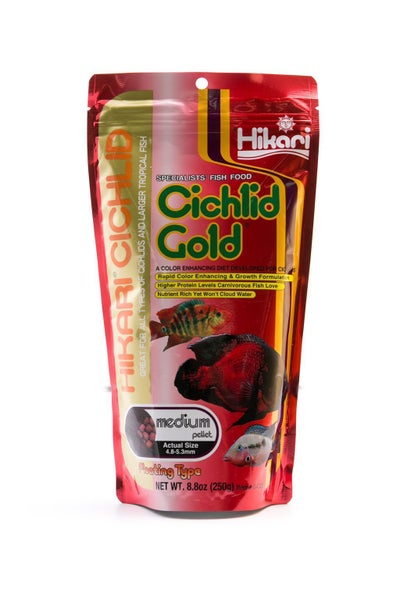 Hikari Cichlid Gold Medium Fish Food 250g Carousel 1