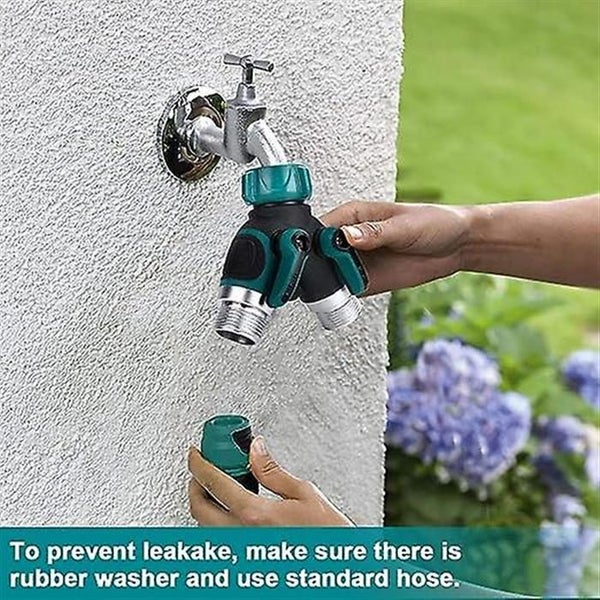 2 Way Hose Splitter Garden Hose Splitter 3 4 And 1 2 2 Way Distributor With 2 Carousel 4