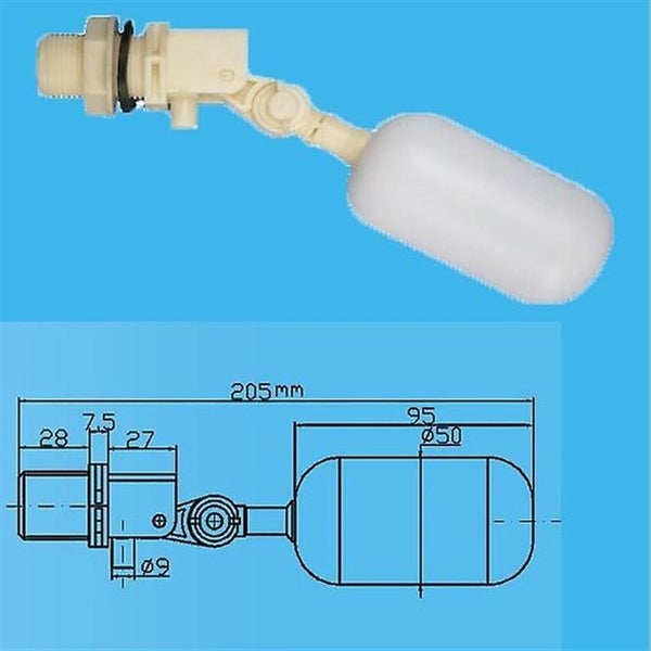2pcs 3/4 Inch Automatic Water Float Valve Ball Valve For Aquarium 25mm Carousel 2