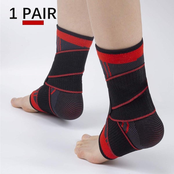 2 Pack Ankle Supports Ankle Bandage For Men And Women Compression Socks With Carousel 1