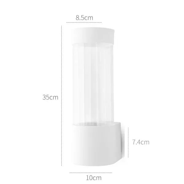 Disposable Paper Cups Dispenser Plastic Cup Holder For Water Dispenser Wall Carousel 1