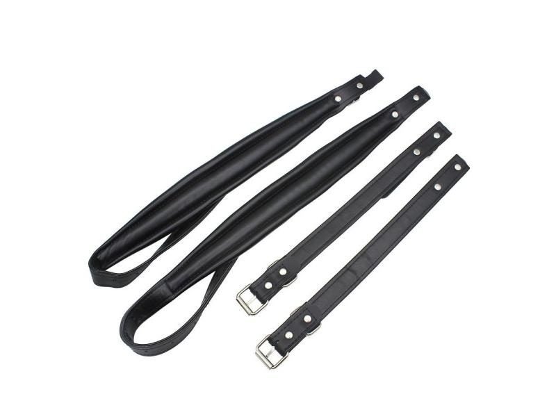 1 Pair Shoulder Straps For Accordion Adjustable Soft Synthetic Leather Carousel 1