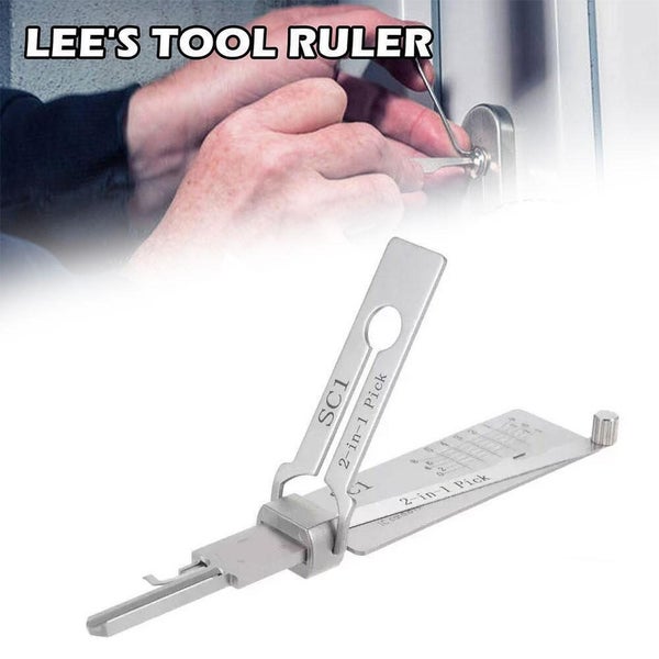 SC1 Lock Key Hook and Pick Set O-Ring Pick-up Kits Stainless Steel 2 In 1 Carousel 2