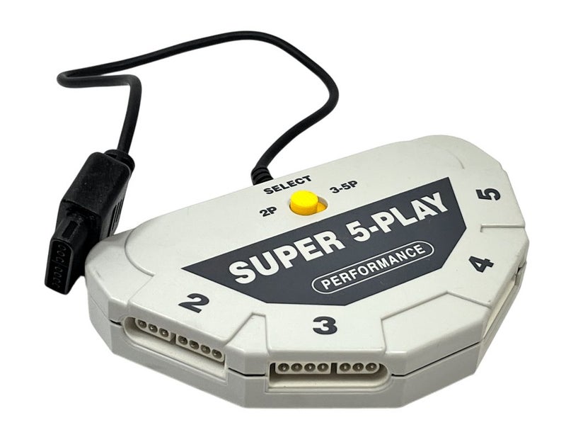 Super Nintendo SNES 5-Play Performance Multi Player Adaptor (Multi-Tap) Carousel 1