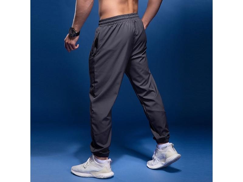 BINTUOSHI Men's Running Pants With Zipper Pockets Soccer Training Trousers Carousel 1