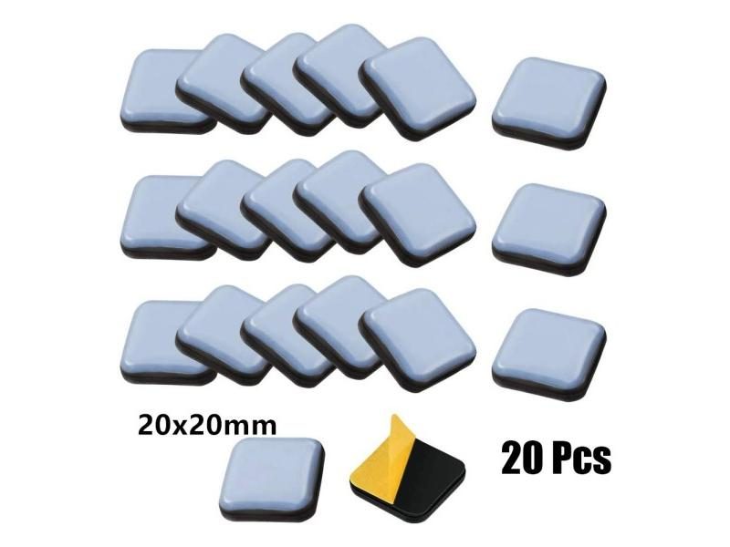 8/20pcs Furniture Sliders Feet Glider Self Adhesive Furniture Table Legs Moving Carousel 1