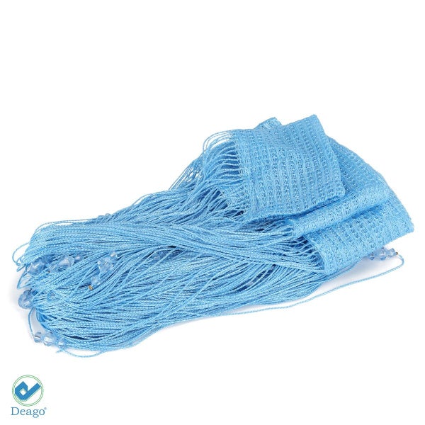 Deago 39x78 Inch Crystal Beaded Tassel Curtain Partition Door String Curtain Scr Carousel 8