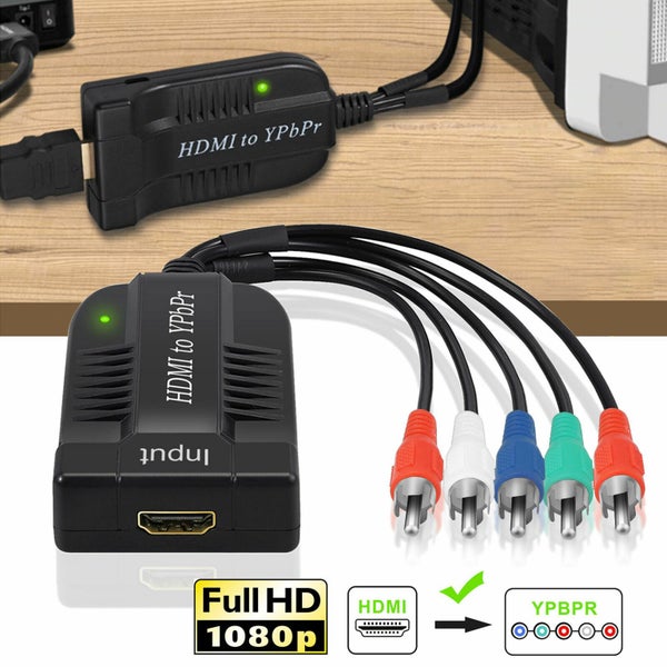 HDMI to Component Video YPbPr RCA Converter R/L Audio Output Carousel 1