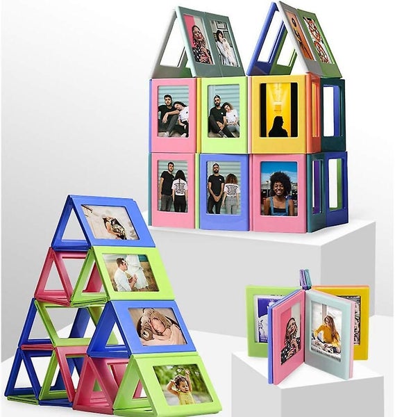 Colorful Magnetic Frames Photo Frames For Fridge Iron Material Surface Decor63617627134211112