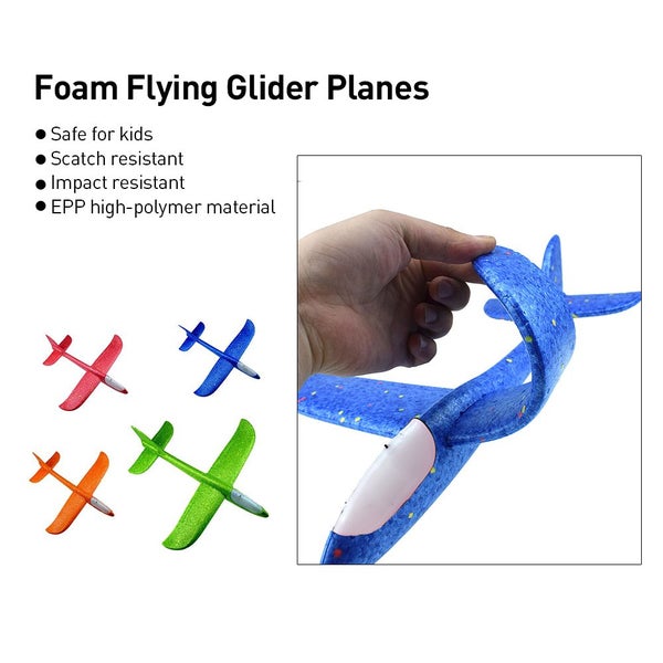Flying Glider Planes with Flash LED Light Carousel 2