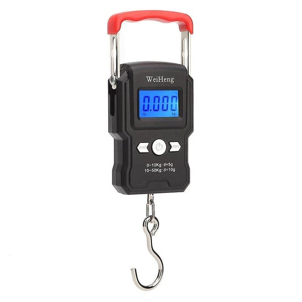 LCD Digital Display Backlight Portable Hook Scale Double Precision Fishing Carousel 1