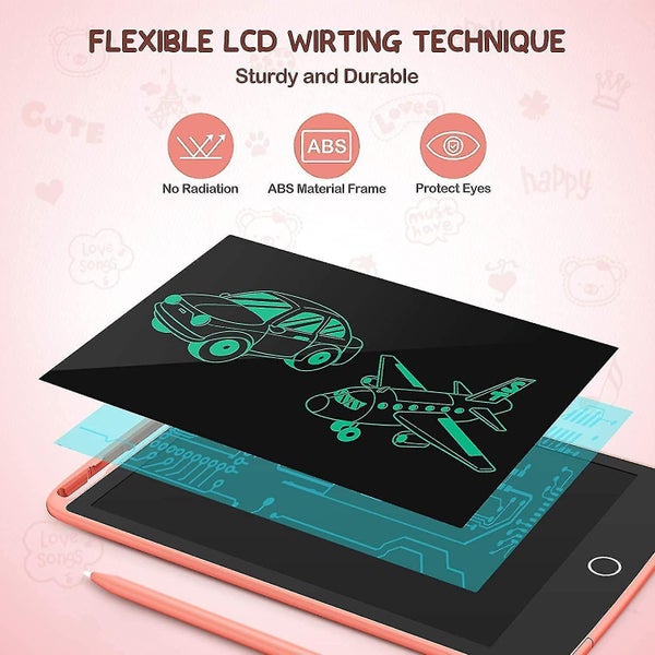Lcd Writing Tablet, 2 Pack Electronic Writing Drawing Board Pad Erasable, Kids D64379231254913111
