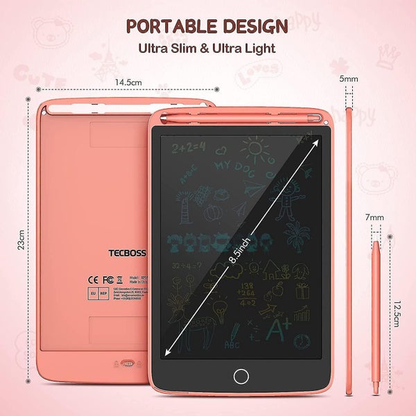 Lcd Writing Tablet, 2 Pack Electronic Writing Drawing Board Pad Erasable, Kids D64379231254913112