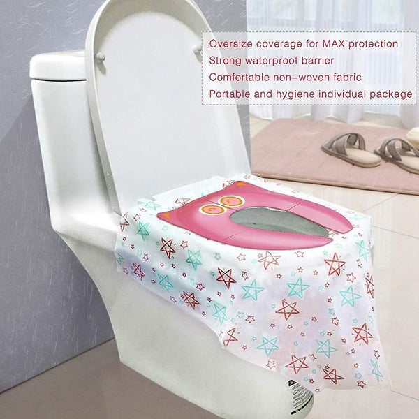 20pcs Disposable Toilet Seat Covers Seat Cover Protectors Squirrel Extra Lar Carousel 5
