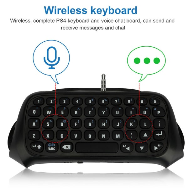 PS4 Keyboard PS4 Bluetooth Wireless Keyboard Carousel 2