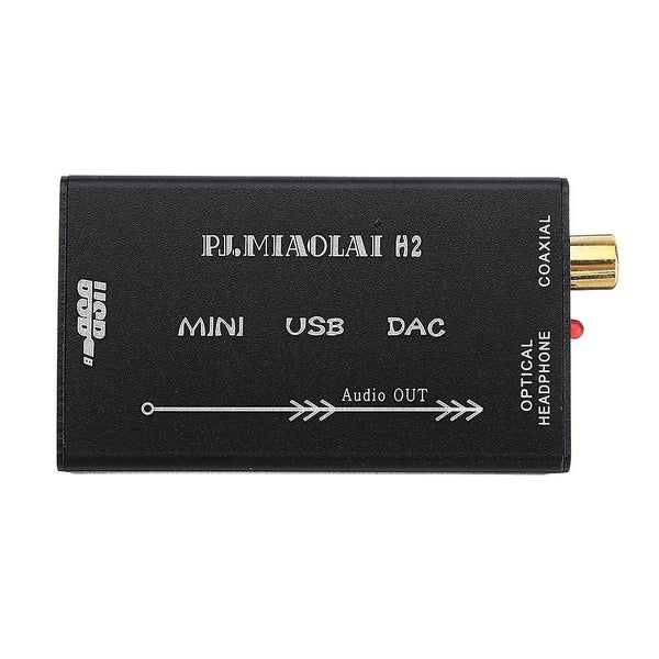 PJ.MIAOLAI H2 PCM2704 External Computer Sound Card Mini USB DAC Decoder Optical Carousel 1