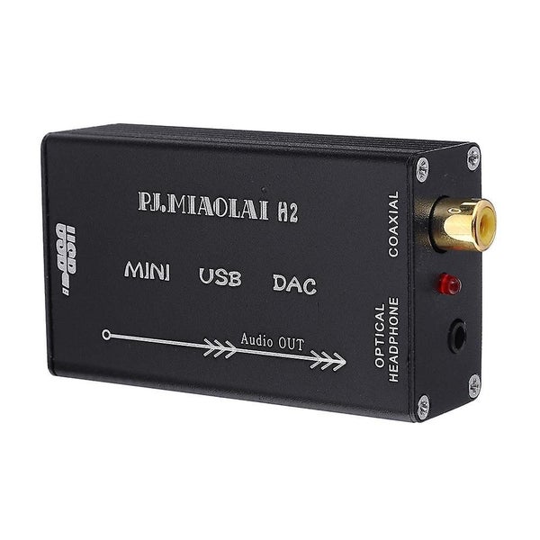 PJ.MIAOLAI H2 PCM2704 External Computer Sound Card Mini USB DAC Decoder Optical Carousel 2