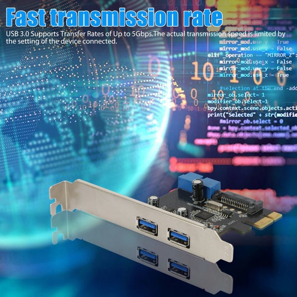 2 Port PCI-E to USB3.0 Express Card Adapter Carousel 2