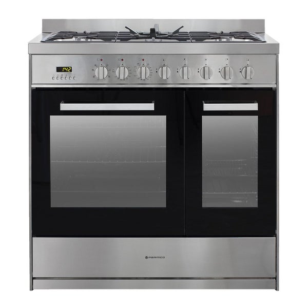 Parmco - Freestanding Stove - 900mm Combination 1 & 1/2 Ovens - Stainless Steel Carousel 1