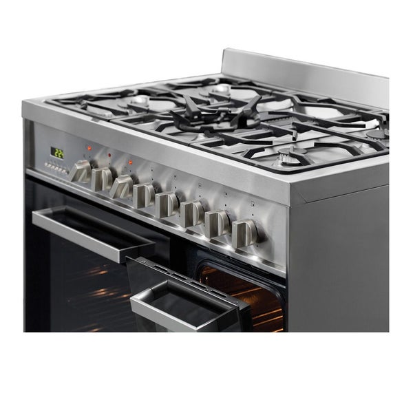 Parmco - Freestanding Stove - 900mm Combination 1 & 1/2 Ovens - Stainless Steel Carousel 4