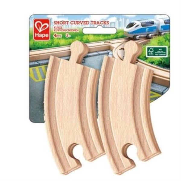 Train Track - Hape Short Curved (4pcs) Carousel 1
