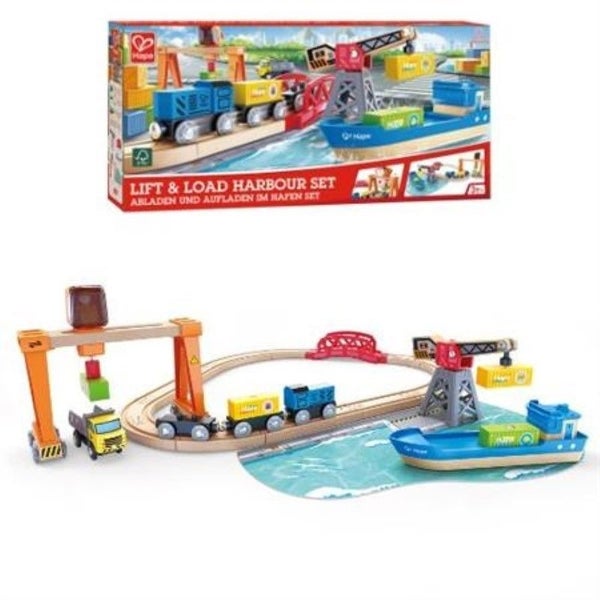 Lift & Load Harbour Set - Hape Carousel 1