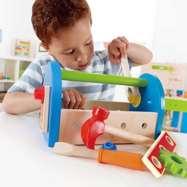 Kids Wooden Toolbox- My First Fix It Toolbox- Hape Carousel 3