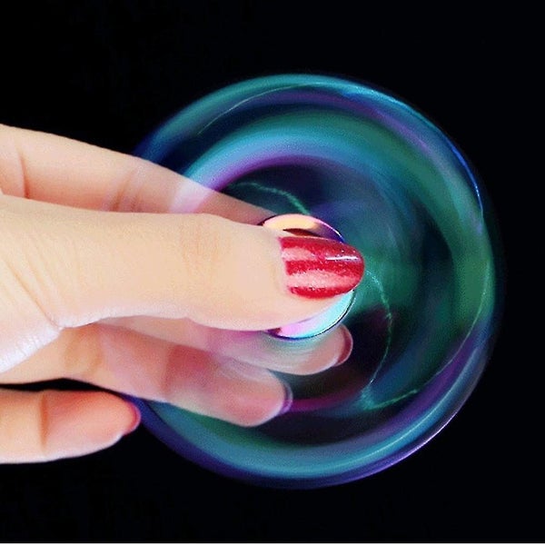 Colorful Trefoil Hand Spinner Kirsite Magic Decompression Artifact Finger Toy Carousel 2