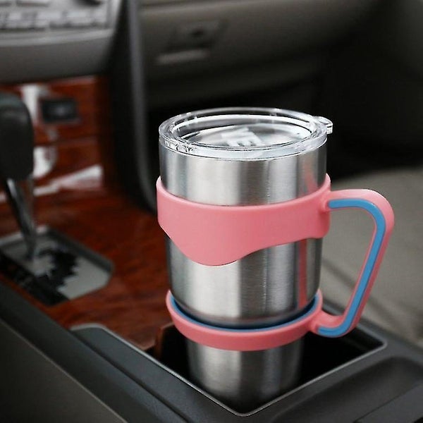 Pp 20 Oz Bearing Cup Handle For Yeti Cup Mug Pink & Blue Bpa Free Comfortable Carousel 2