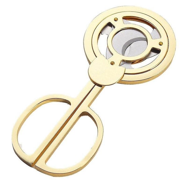 Triple 3 Blades Stainless Steel Tone Cigar Cutter Pocket Gadgets Accessories Carousel 1
