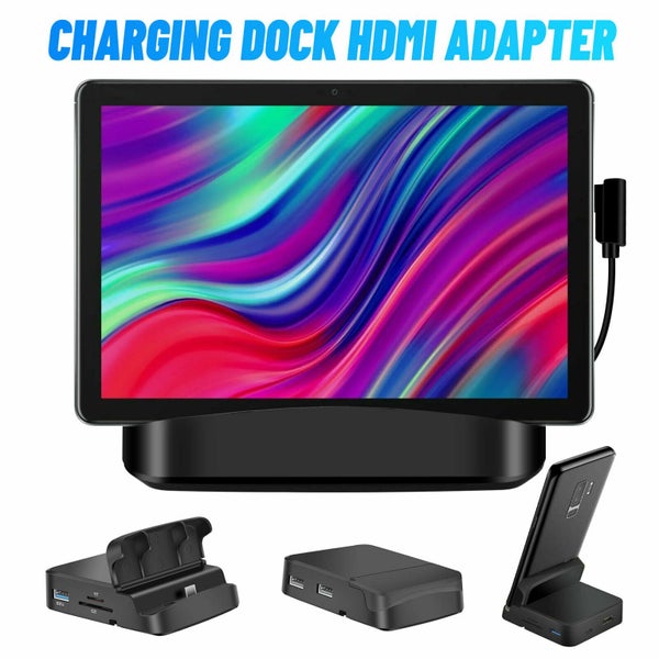 USB-C to HDMI Type C HUB SD/TF Docking Station Power Adapter for PC Phone Carousel 2