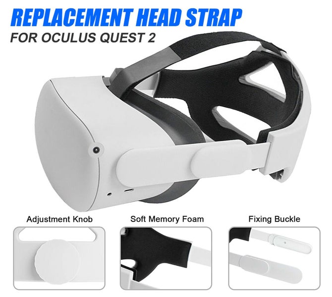 Oculus Quest 2 VR Headset Head Strap