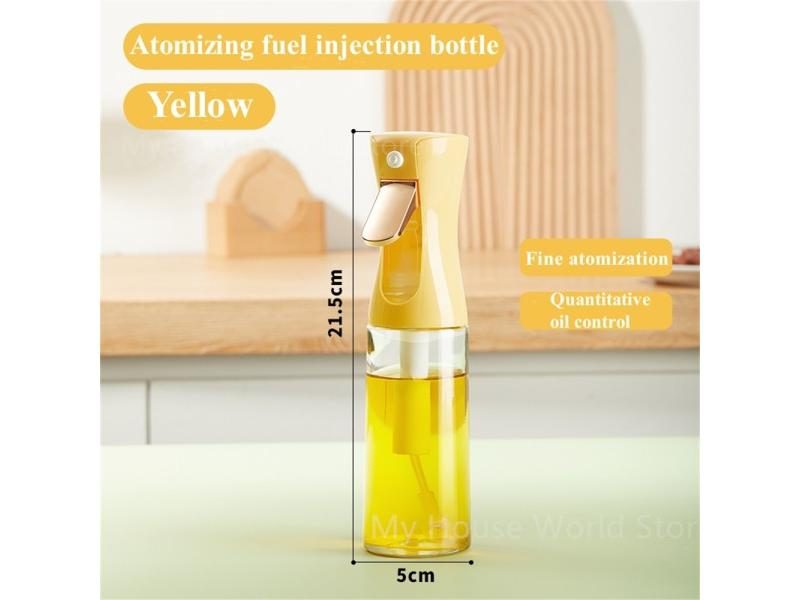 Double Tube Atomized Glass Spray Bottle Health Oil Control Device Olive Oil Carousel 1